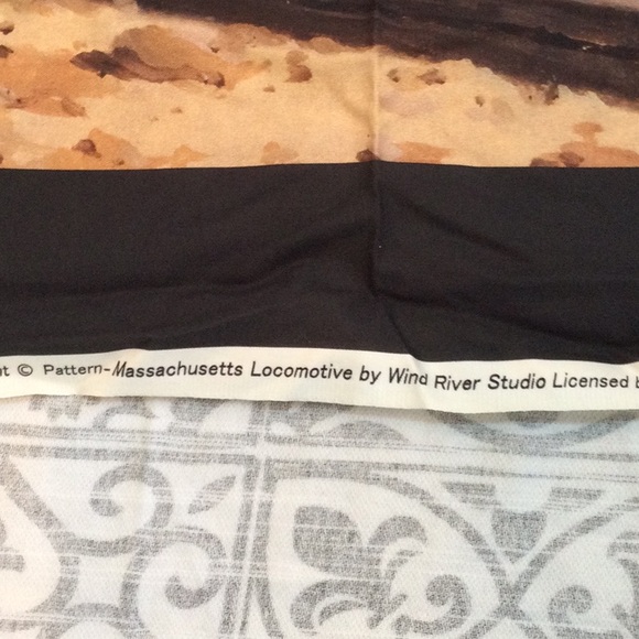 Two train quilt sewing panels. Featuring J. Craig Thorpe locomotive art - Picture 4 of 6